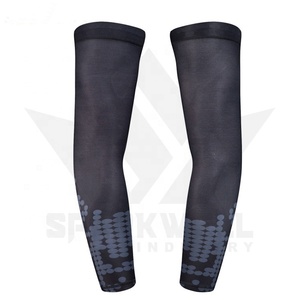 Mangas de Ciclismo Unisex con Patrón Hexagonal, Anti-UV, Transpirables, de Spandex y Poliéster, Compresión Deportiva para Adultos - Product Image 3