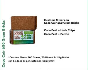 Exportador líder de mezcla de macetas a granel de calidad superior Coir Pith Coco Coir 650 gramos ladrillos para horticultura Floricultura - Product Image 4