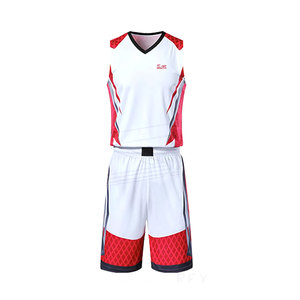 Lightweight Unique Style Basketball Uniform Solid Color Sublimation Printing Basketball Uniform - Product Image 2