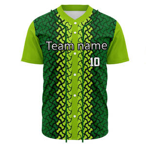 Camiseta de Béisbol Personalizada de Alta Calidad al por Mayor, Jersey de Softbol Transpirable, Uniforme Deportivo de Entrenamiento con Estilo para Uniforme de Béisbol - Product Image 1
