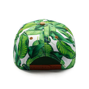 Casquette Snapback de Haute Qualité avec Logo Brodé Personnalisé, Motif Floral Imprimé et Visière en Liège - Product Image 6