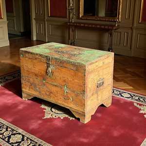 La Mejor Colección de Baúles Vintage Hechos a Mano de Madera Maciza con 2 Compartimentos, Decoración Combinable - MOQ 1 Contenedor Únicamente - Product Image 6