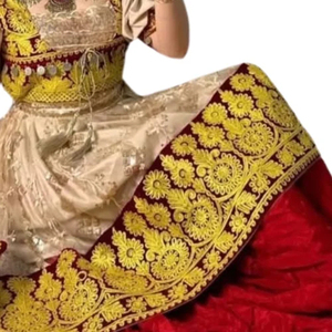 Vestido Tradicional Afgano para Mujer, Cultura Pashtun, Elegante Bordado Floral, Tela Tradicional, Perfecto para Celebraciones Festivas - Product Image 3