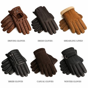 Premium Genuine Leather Winter <b>Gloves</b> for Men & Women Soft <b>Warm</b> Driving Outdoor Fashion <b>Gloves</b> with Adjustable Strap - Product Image 4