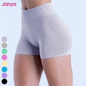 Ensemble de yoga personnalisé de haute qualité pour femmes, vente en gros, vêtements de sport d'extérieur, spandex, nylon, imperméable, 2 pièces, legging et short - Product Image 3