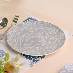Boheme Eco-Friendly Porcelain Plate <b>Set</b> Subtle Design for Dinner <b>Microwave</b> & Oven Safe Dishwasher Safe Tableware - Product Image 2