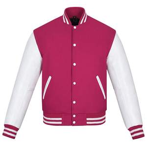 Chaquetas Letterman Blancas al por Mayor para Hombre, Chaqueta Universitaria de Béisbol Personalizada por Sublimación, Chaqueta Varsity para Hombre - Product Image 1