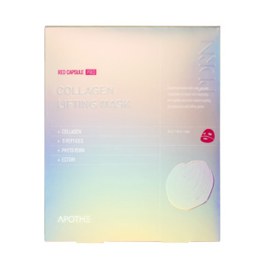 Masque Lifting au Collagène APOTHE Red Capsule Pro avec PDRN, Masque en Feuille pour le Soin du Visage, Anti-Âge pour Tous Types de Peau, Fabriqué en Corée - Product Image 1