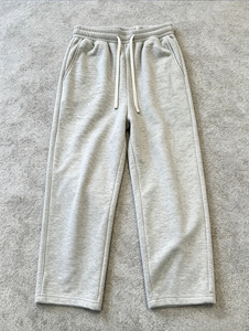 <b>Men's</b> casual athletic <b>trousers</b>, <b>summer</b> jogging <b>trousers</b>, loose straight leg design side pockets, drawstring elastic waistband - Product Image 5