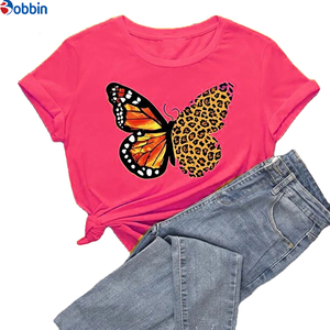 Nueva Camiseta Casual de Alta Calidad para Mujer, Corte Ajustado, Manga Corta, Tendencia de Moda, Color Sólido, Cuello Redondo, Tela Jersey Estampada - Product Image 1