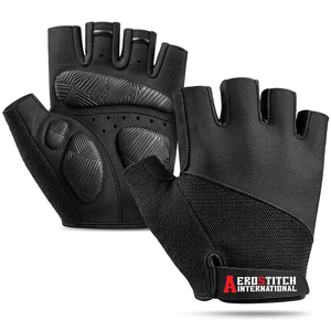 Gants de musculation demi-doigts respirants pour la gym, avec paume rembourrée, pour la force athlétique et l'entraînement, protection des mains, vente en gros - Product Image 1