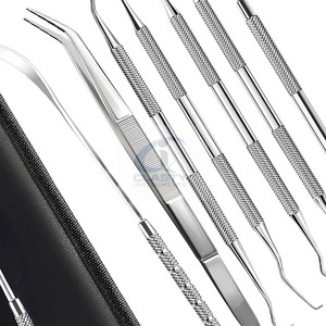 Kit de restauration dentaire professionnel, instruments manuels en acier inoxydable pour les procédures de composite - Product Image 3