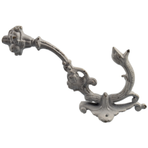 Crochet mural décoratif antique en fonte, design arbre, pour vêtements et portes - Product Image 4