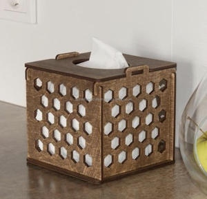 Porta Rollos de Papel Higiénico de Bambú Ecológico para Baño o Decoración de Dormitorio con Aspecto Natural y Reciclable - Product Image 1