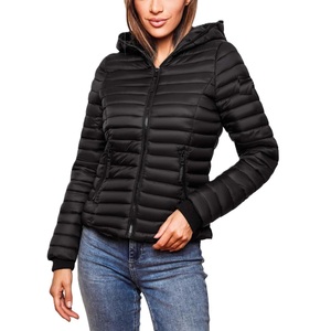 Buy Custom Plus Size Bubble Cotton Down Coats Sherpa Crop Jacket Fleece Puff Sleeve Women's Jacket Winter - Product Image 4