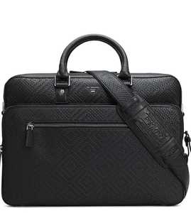 Sac de voyage messager Zolo en cuir véritable pour homme, marron, léger, souple, avec fermeture éclair, idéal pour les affaires et durable - Product Image 2