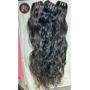 Extensiones de cabello rizado virgen negro de alta calidad de 26 \ "100% natural de templo para trenzar - Product Image 4