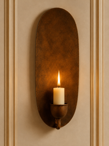 Jansons Company Contemporary Brass Oval <b>Wall</b> Sconce | Luxury Decorative <b>Wall</b> Light Ornate Carved <b>Frame</b> for Boutique Hotels - Product Image 4