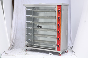 Forno Elettrico a Gas per Polli Arrosto Commerciale con 6 Aste, Attrezzatura per Cucina, <span class=keywords><strong>Ristorante</strong></span> e Catering HJ-CM012-6 - Product Image 4