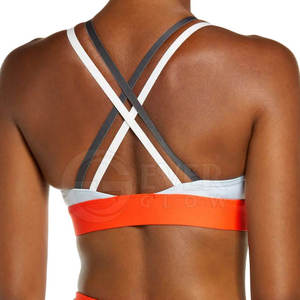 Women Yoga Sports <b>Bra</b> High for Plus Size Seamless Medium Support Quick Dry Stretchy Adjustable Y-line <b>Straps</b> Breathable Crop - Product Image 3