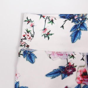 Ensemble de yoga d'été pour femmes de haute qualité, personnalisable avec logo, taille mi-haute, motif uni, respirant, en coton et bambou écologiques, décontracté - Product Image 5
