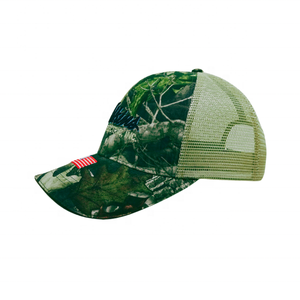 Gorra Trucker de 6 Paneles con Logotipo Bordado Personalizado ODM OEM, Diseño de Camuflaje con Árbol, Material Poliéster/Algodón, Patrón de Hojas, para Caza de Animales - Product Image 2
