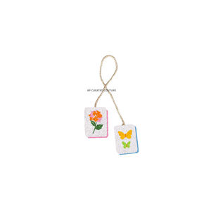 Latest Seed Bead Handmade Mahjong Tile <b>Bag</b> <b>Charms</b> Ornaments Latest Trendy Beaded <b>Charms</b> Mahjong Theme Beaded Decorative Handmade - Product Image 4