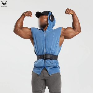 Último Estilo con Logotipo Personalizado, Mejor Proveedor, Precio al por Mayor, Buena Calidad, Producto de Moda Recién Llegado, Sudaderas sin Mangas para Hombre - Product Image 1