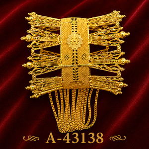 กำไลข้อมือรูปดอกไม้ชุบทอง 24K สไตล์คลาสสิกทันสมัย ผลิตจากโลหะผสมสังกะสี ประดับเพชรซิร์คอน สำหรับงานปาร์ตี้และงานแต่งงานของผู้หญิง รุ่น A-43137 - Product Image 2