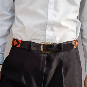 Cinturones de diseño moderno al por mayor para unisex con logotipo personalizado, cinturón de cuero a precio económico hecho en Pakistán - Product Image 5