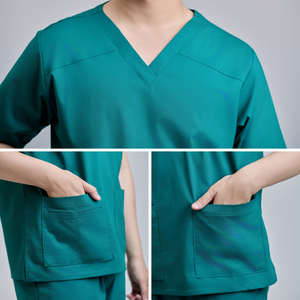 VENTE EN GROS vêtements d'hôpital uniforme doux/extensible gommages médicaux hommes/femmes soins infirmiers conception médecins manteau blanc BAS quantité minimale de commande-échantillon gratuit - Product Image 6