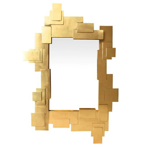 Luxury Home Decorative Wall <b>Mirror</b> Gold Colored Modern Stylish Christmas Wall Hanging <b>Mirror</b> for Bedroom Decoration - Product Image 5