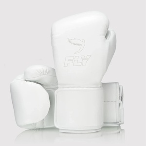 Gants de boxe Fly Superloop Pro X2, en cuir de vache véritable, pour sparring et entraînement, avec support de poignet à fermeture auto-agrippante - Product Image 4