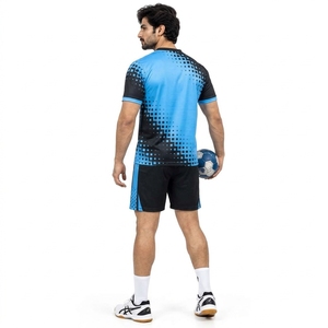 Conjunto de Camiseta y Pantalones Cortos Deportivos de Alta Calidad para Entrenamiento de Balonmano, Tejido Transpirable y Ligero, Diseño Cómodo - Product Image 2