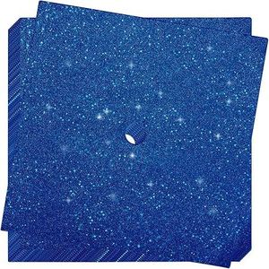 Set di 10 Decorazioni Glitterate per Cappelli di Laurea, Topper per Feste e Decorazioni per Tocco di Laurea - Product Image 1