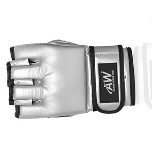 Guantes Profesionales de Cuero para MMA, para Entrenamiento de Grappling, Palma Abierta, Acolchado de Alta Densidad, Equipo de Boxeo - Product Image 4