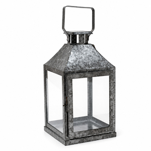Wholesale Galvanized Iron Candle <b>Lantern</b> Outdoor Hanging <b>Hurricane</b> Lamp For Garden Patio Farmhouse Wedding Decor - Product Image 4