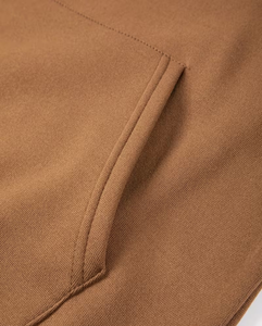 Brown and Turquoise Hooded Sweatshirts for Children Casual Autumn Wear Knitted Long Sleeve Pullover Unlined Style - Product Image 5