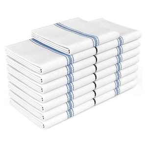 Serviettes de cuisine 100% coton, couleur unie, carrées/rectangulaires/rondes, essuie-tout absorbant, ensemble cadeau, nettoyage à sec, logo personnalisé, vente en gros - Product Image 3