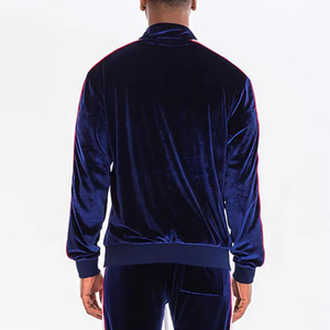 Survêtements en velours 100 % coton pour hommes, coupe oversize, couleur unie, avec cordon de serrage, personnalisables avec logo, vente en gros OEM de haute qualité - Product Image 3