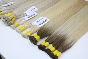 Extensions de cheveux en vrac de haute qualité Cheveux vietnamiens Double noyer 100 grammes Couleurs foncées 18 pouces - Product Image 3