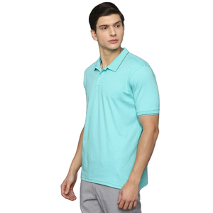 Camiseta Polo Personalizada para Hombre, Talla Grande, Cómoda, Tejido de Algodón Elástico, Transpirable, Manga Corta, Estampada con OEM ODM - Product Image 3