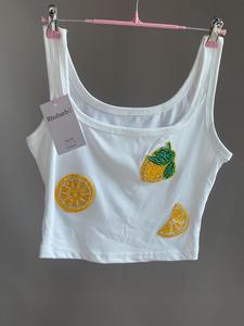 Top bordado a mano con cuentas de semillas y diseño floral, top de moda con bordado de cuentas y trabajo de cuentas de semillas coloridas - Product Image 3