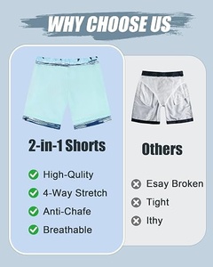 Men's Striped Swim Shorts Mid Waist Drawstring Casual Beach Wear Breathable Woven Polyester Quick Dry - Product Image 4