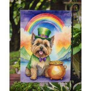 Cairn Terrier St Patrick's Day <b>Garden</b> <b>Flag</b> Multicolor Mailbox Decorative Yard Banner for Patio Artwork Flower Beds Small Size - Product Image 3