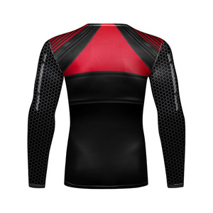 T-shirt de compression unisexe respirant et extensible pour MMA, sous-vêtement de sport, couche de base d'entraînement, performance OEM 100% - Product Image 5
