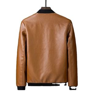 2025 personnalisé homme vestes vêtements vêtements décontractés nouveauté hommes vestes haute qualité Design de mode veste en cuir pour homme - Product Image 3