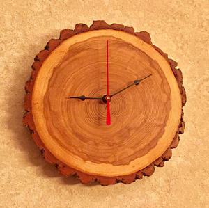 Reloj de Pared Redondo de Madera Minimalista Moderno con Manecillas Negras, Cuarzo Analógico para Sala de Estar, Reloj de Madera - Product Image 4