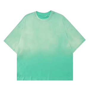 เสื้อยืดทรงบ็อกซี่คุณภาพสูงสำหรับผู้ชาย สไตล์วินเทจฟอกสี  รับทำโลโก้ตามสั่ง  ใส่สบาย ระบายอากาศได้ดี เป็นมิตรต่อสิ่งแวดล้อม ขายส่ง - Product Image 5