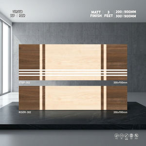 Vistaar Carreaux de porcelaine vitrifiés mats émaillés modernes 300x900mm 200x900mm 10mm Escalier Plancher Céramique - Product Image 2